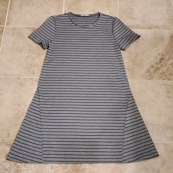 Zara Trafaluc gray and black tunic top - Picture 3 of 6